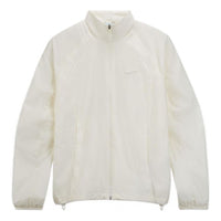 Nike x NOCTA Drake Solid Color Zipper Stand Collar Jacket 'White' DM7295-133