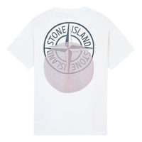 STONE ISLAND Tricromia Three Print T-shirt 'White' 76152NS94-V0001