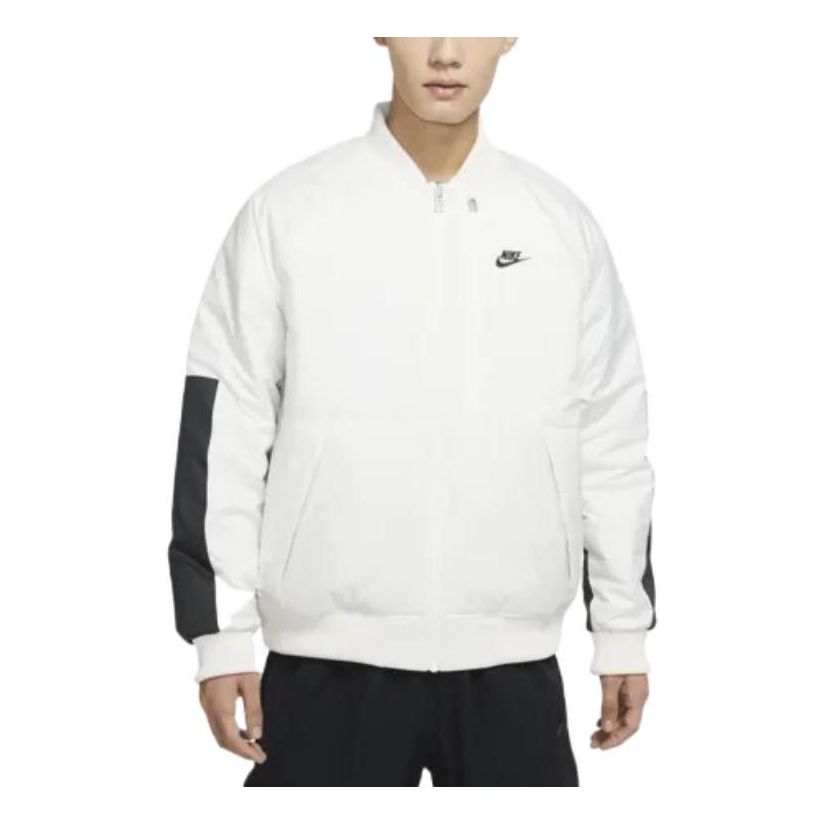 Nike 2-way padded bomber jacket 'Black White' DD6850-030