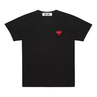 (WMNS) COMME des GARCONS PLAY Small Logo Tee 'Black' AZ-T107-051-1
