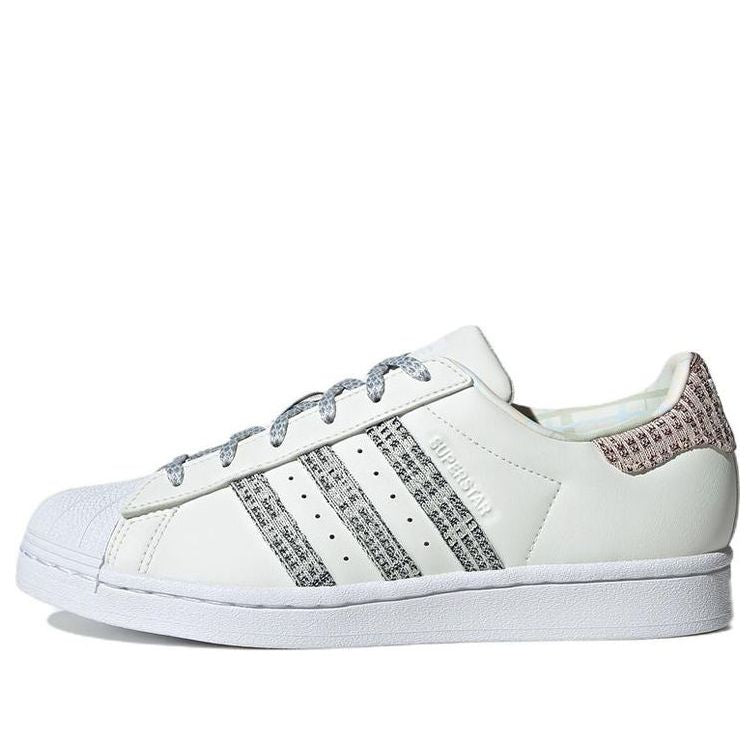 (WMNS) adidas Superstar Shoes 'Plaid White' GX2180