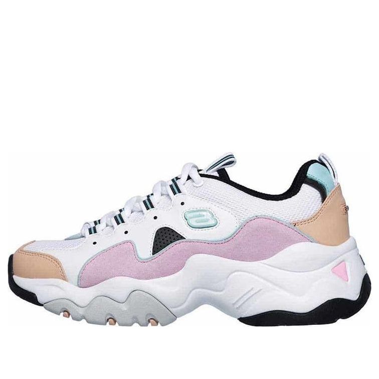 (WMNS) Skechers D'Lites 3.0 'White Pink' 12955-WPKB