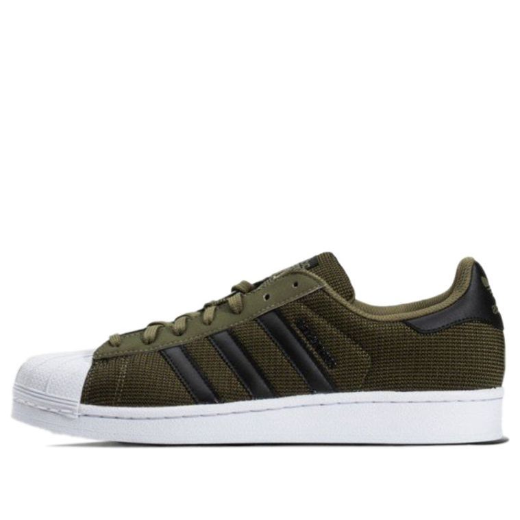 adidas originals Superstar Non-Slip Lightweight Skate Shoes Olive Green Unisex BB0995