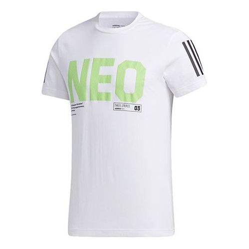 adidas neo M CS TEE 3 Sports Short Sleeve White GP5731