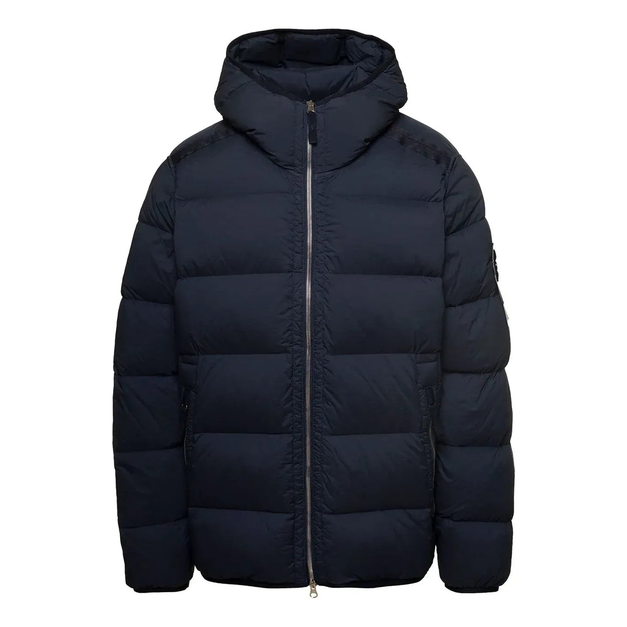 STONE ISLAND Compass Patch Zip-Up Puffer Jacket 'Navy' 791543728-V0020