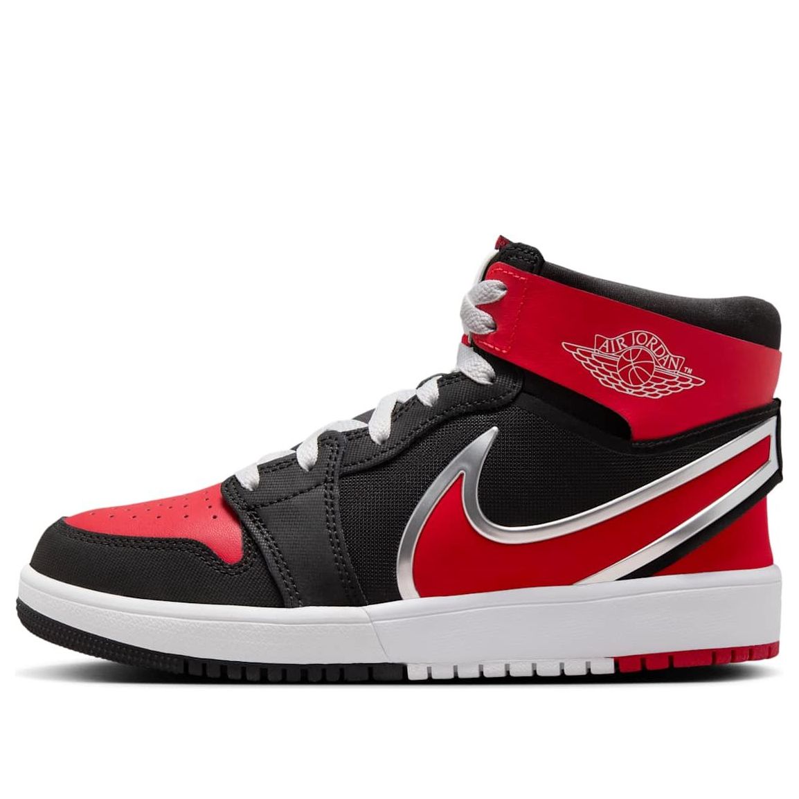 (GS) Air Jordan 1 Mid RM EasyOn 'Black White University Red' FQ1281-006