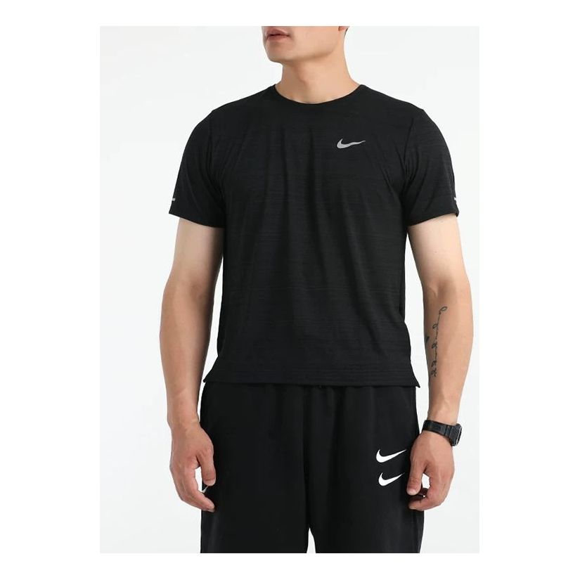 Nike AS Men's NK DF Miler Top SS Black CU5993-010