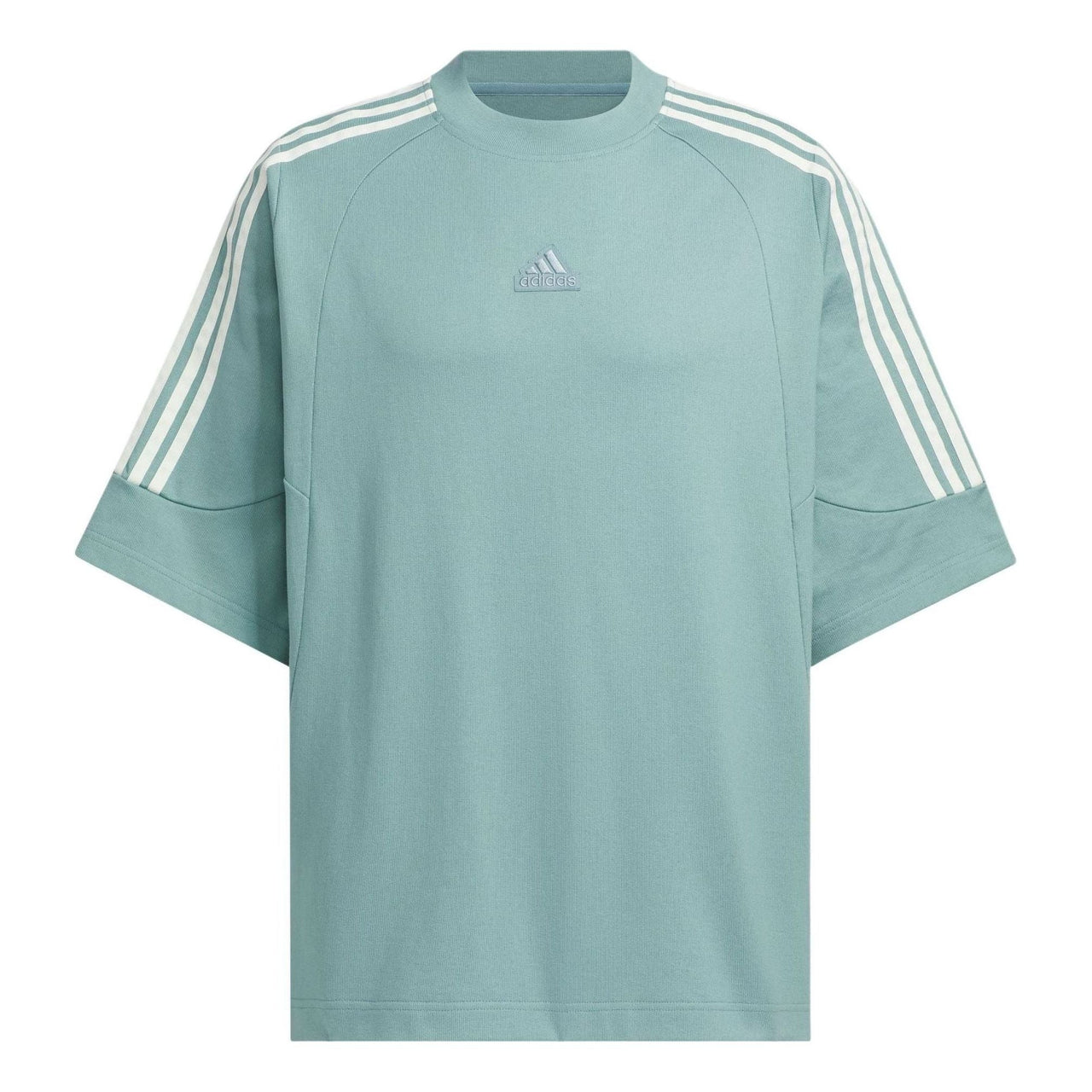 adidas Logo T-Shirt Asia Sizing 'Teal' JI6645