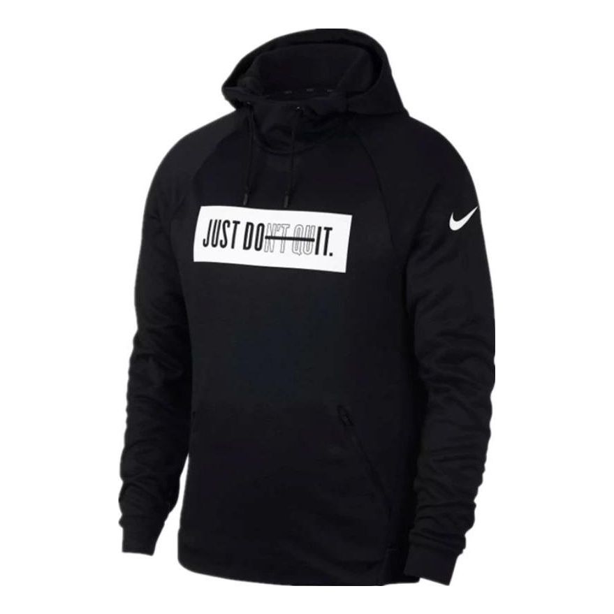 Nike Just Do It Logo Hoodie 'Black' 931813-010