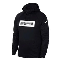 Nike Just Do It Logo Hoodie 'Black' 931813-010