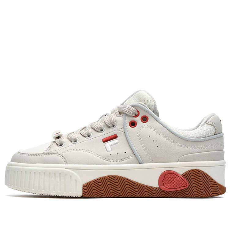 (WMNS) Fila Fusion 'White Red' T12W218201FGR
