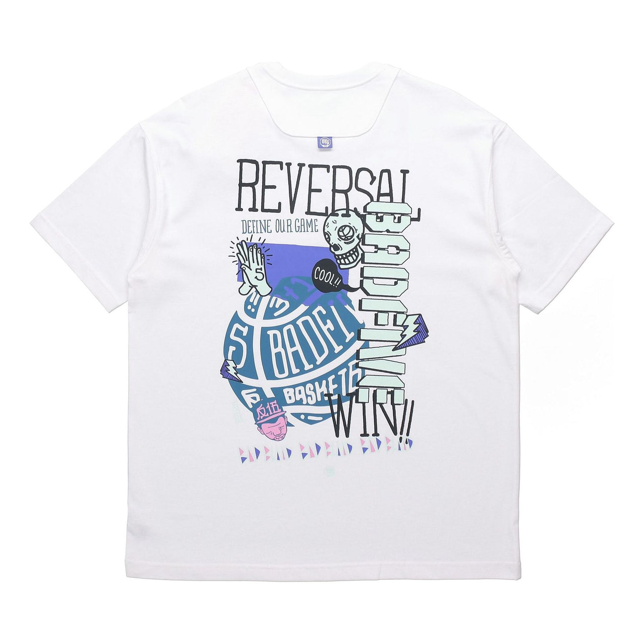 Li-Ning BadFive Graphic Loose Fit T-shirt 'White' AHSR479-3