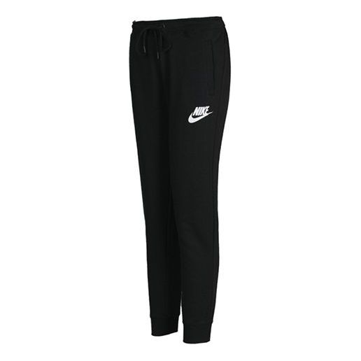 (WMNS) Nike As W Nsw Rally Pant Bundle Feet Sports Long Pants Black 931869-010