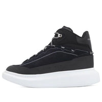 Alexander McQueen Larry High-Top Sneakers 'Black White' 682498WIBN71070