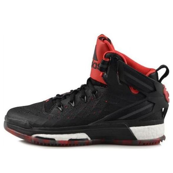 (GS) adidas D Rose 6 Boost 'Road 'Black Red' D69766