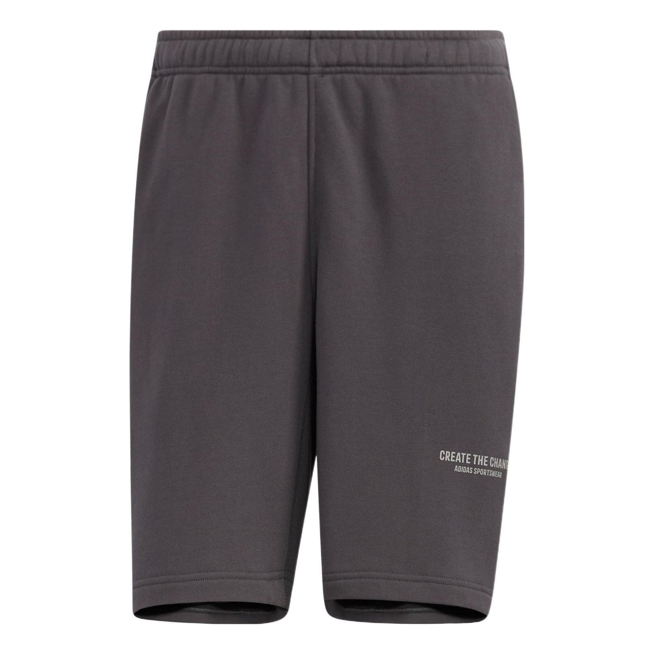 adidas Minimalistic Solid Color Alphabet Printing Casual Shorts Gray HZ7025