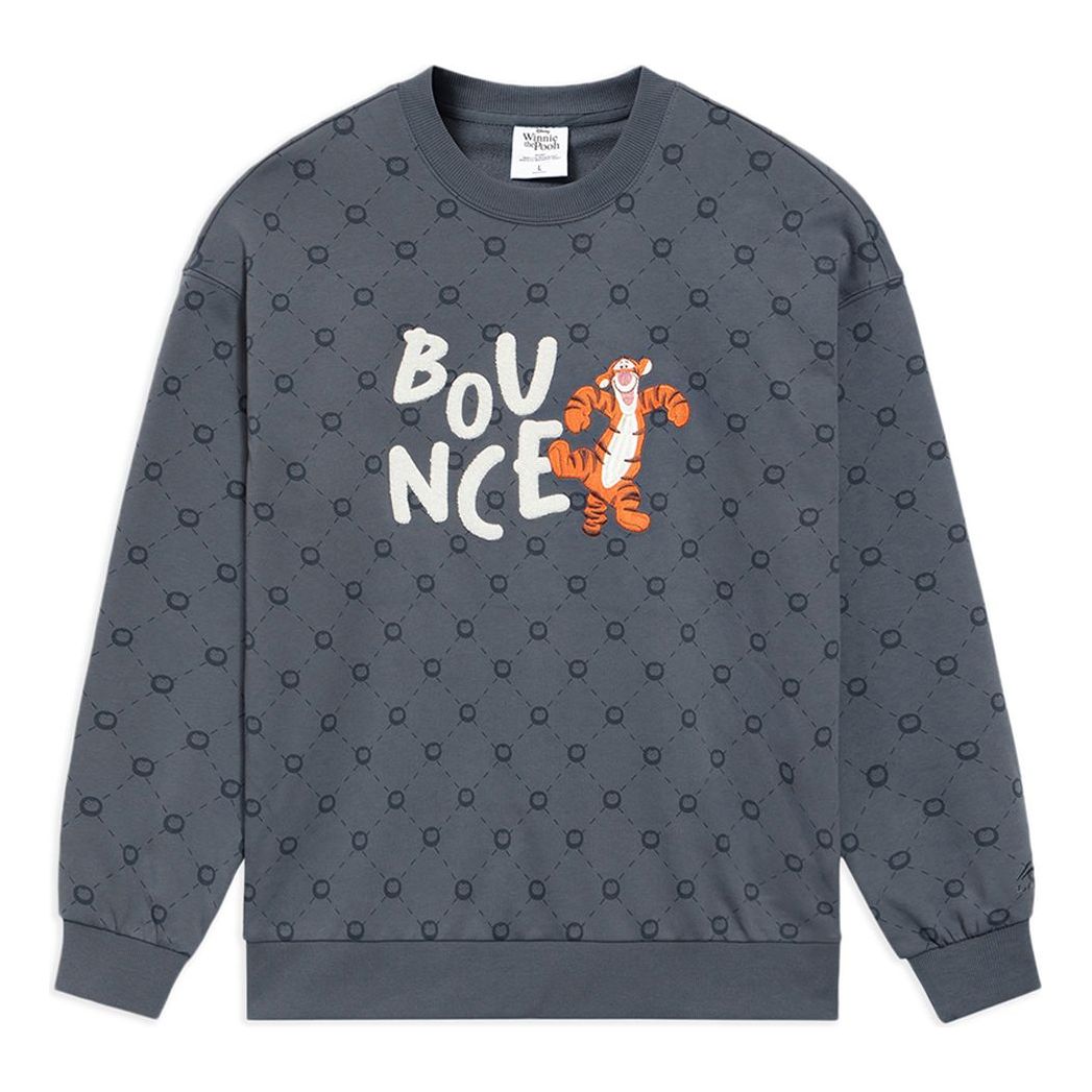 Li-Ning x Disney Graphic Sweatshirt 'Storm Grey' AWDS557-3