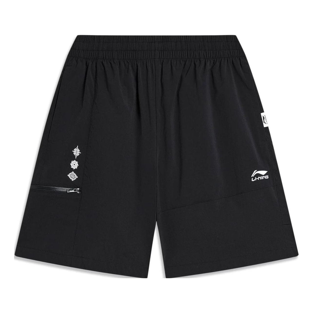 Li-Ning Chinese Culture Graphic Shorts 'Black' AKST421-2