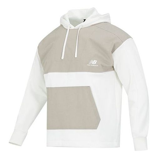 New Balance Classic Hoodie 'White Grey' AMT24368-CIC