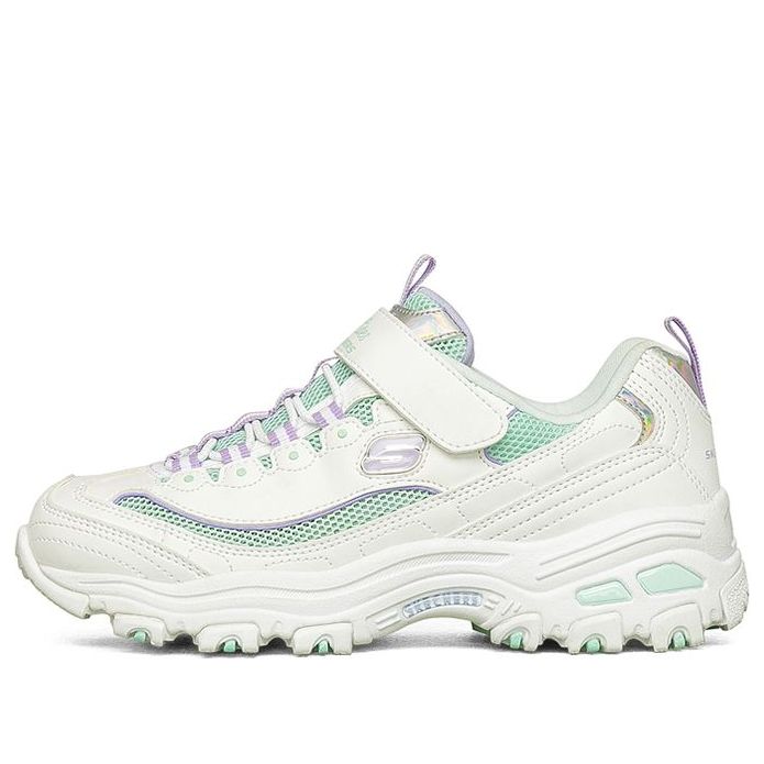 Skechers DLites K 'White Purple' 302504L-WLV