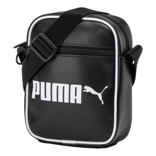 PUMA Campus Portable Retro Bag 'Black White' 076641-01