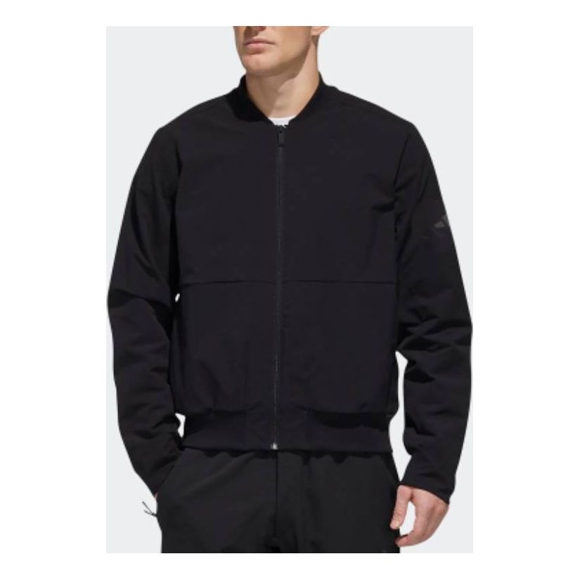 adidas Pilot Sports Baseball Jacket Men Black FM9415