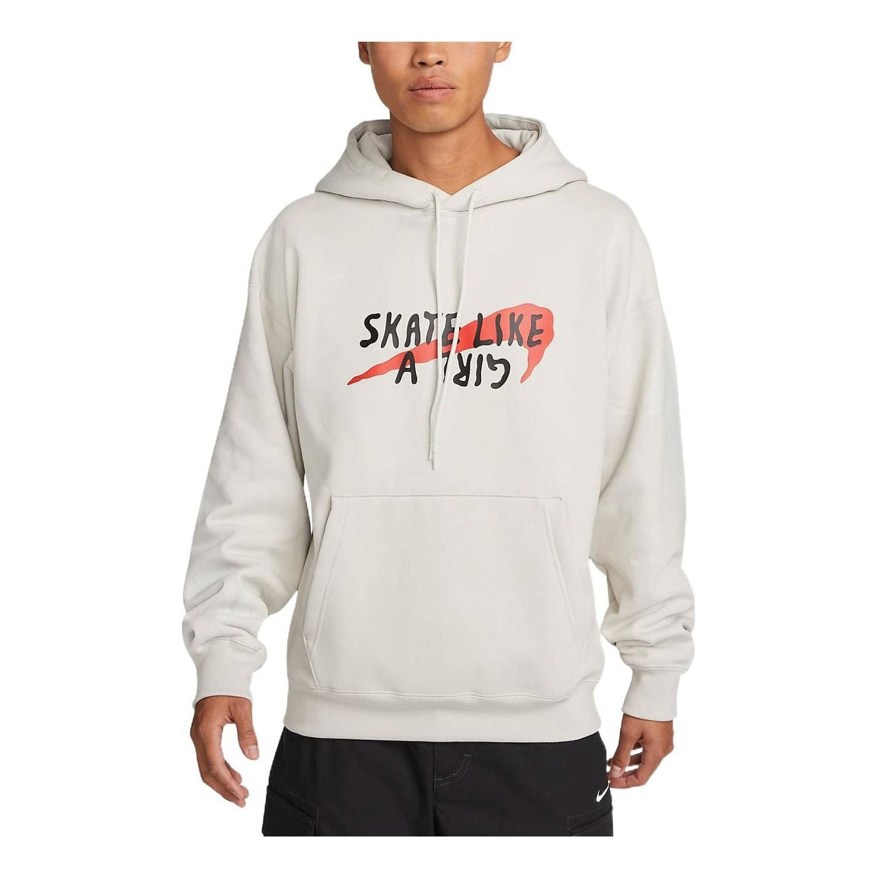 Nike Skate like a girl graphic hoodie 'Rice White' DQ7305-072