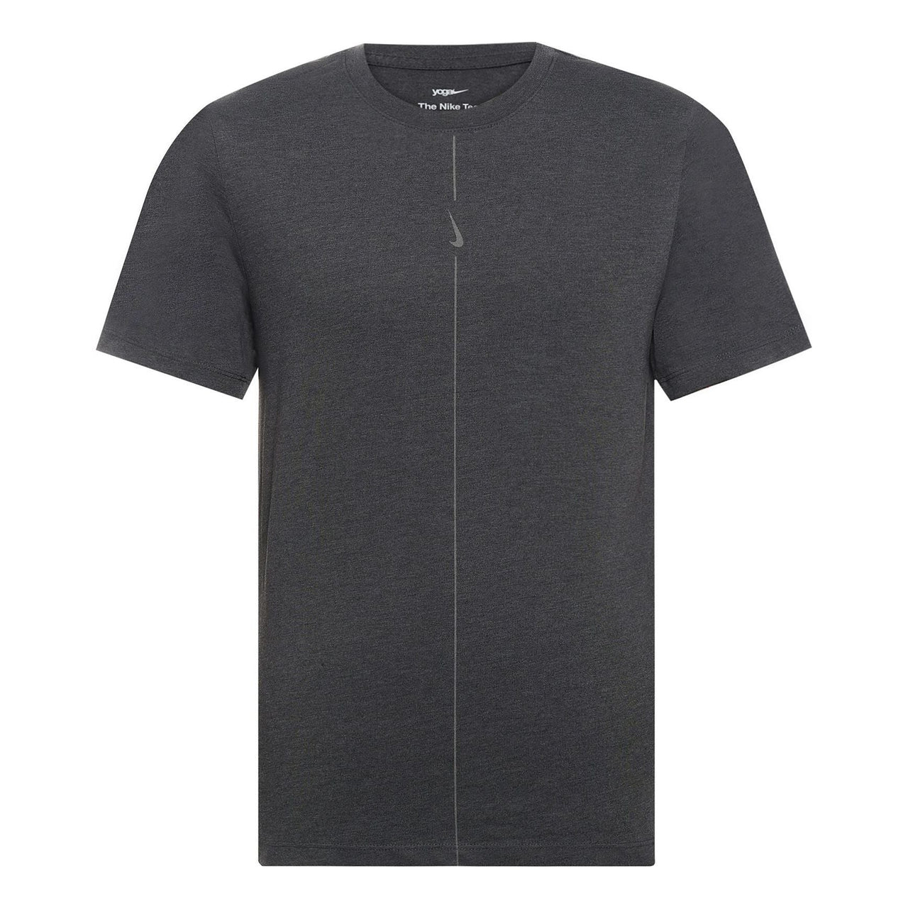 Nike Yoga Dri-FIT Quick Dry Sports Round Neck Short Sleeve Black Gray Blackgray DO0775-010