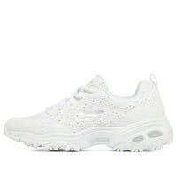 (WMNS) Skechers DLites 1.0 'White Silver' 896090-WSL