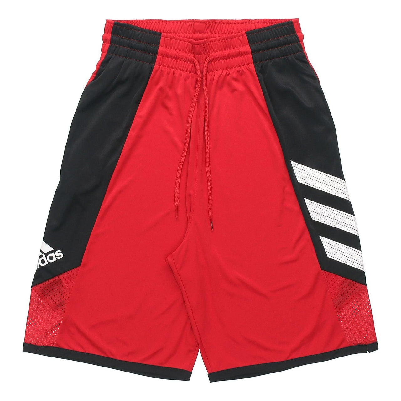 adidas Pro Madness Shr Basketball game Training Breathable Woven Shorts Red FL0928