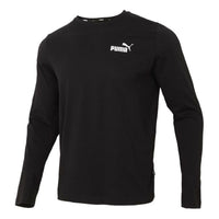 PUMA Essentials Long Sleeve T-Shirt 'Black' 845924-01