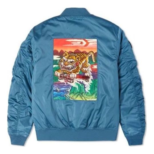 Converse CNY Tiger Bomber Jacket 'Blue Multi' 10024146-A01