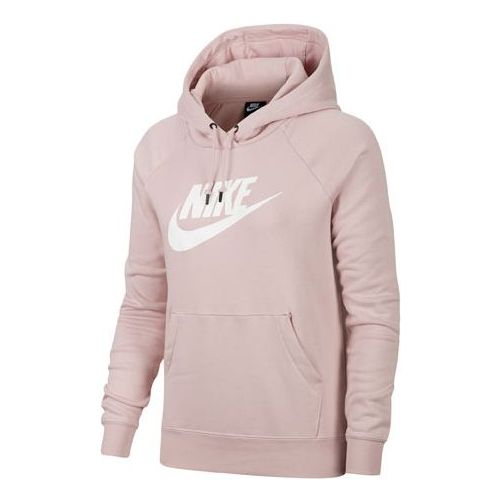 (WMNS) Nike Sportswear NSW Logo Hoodie 'Pink' BV4127-645