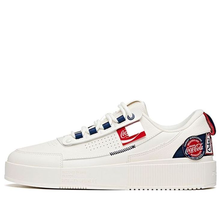 ANTA x Coca-Cola Life Series Sneakers'White Red Blue' 912128030-5