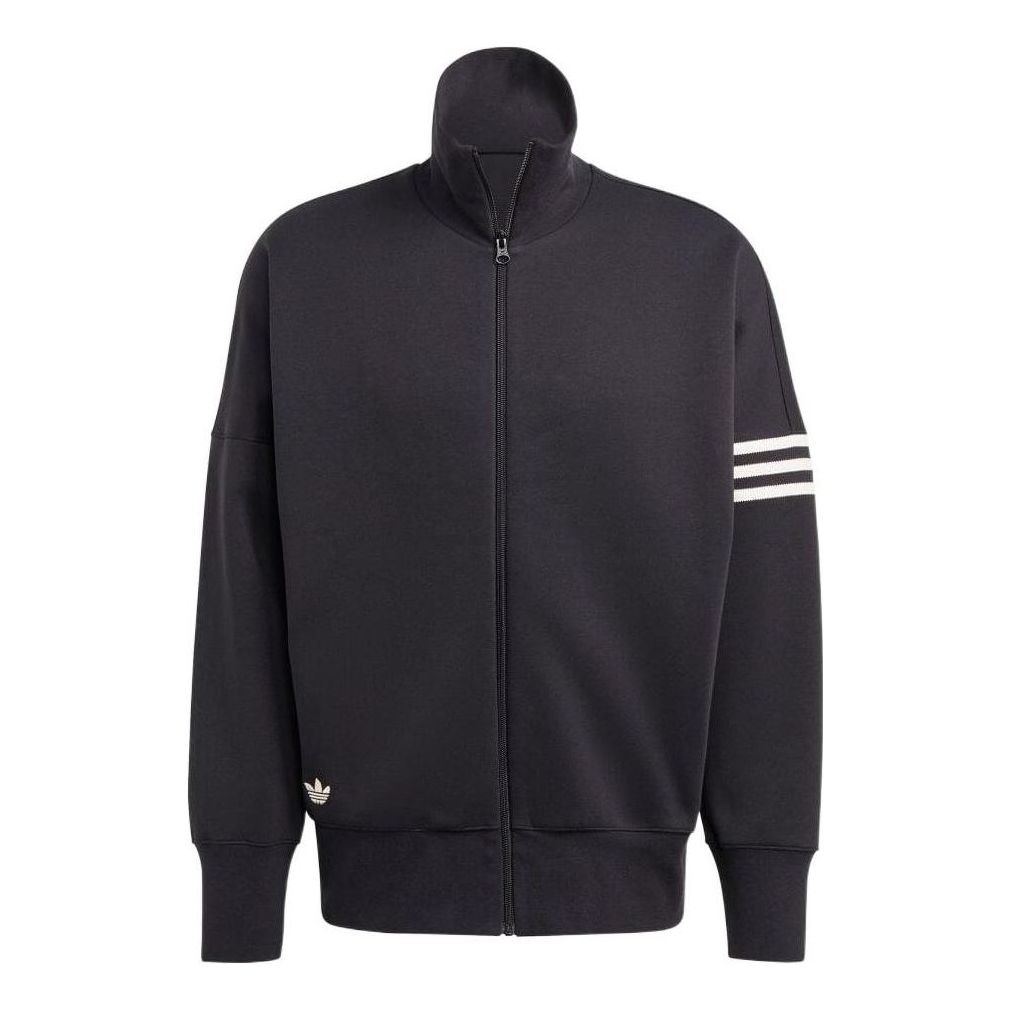 adidas Adicolor Neuclassics Track Jacket 'Black Whote' HR8695