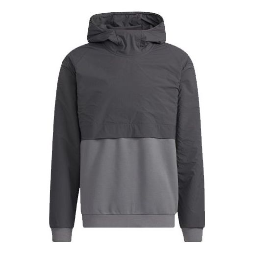 Men's adidas Terrex Fwa Hd Sweat Outdoor Sports Elastic Woven Colorblock Dark Grey H13846