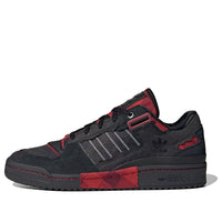 adidas originals Forum Exhibit Low 'Black Red' HQ8417