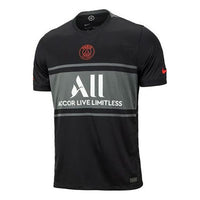 Nike Soccer/Football Sports Short Sleeve Jersey SW Fan Edition 21-22 Season Paris Saint-Germain Away Gray DB5900-011