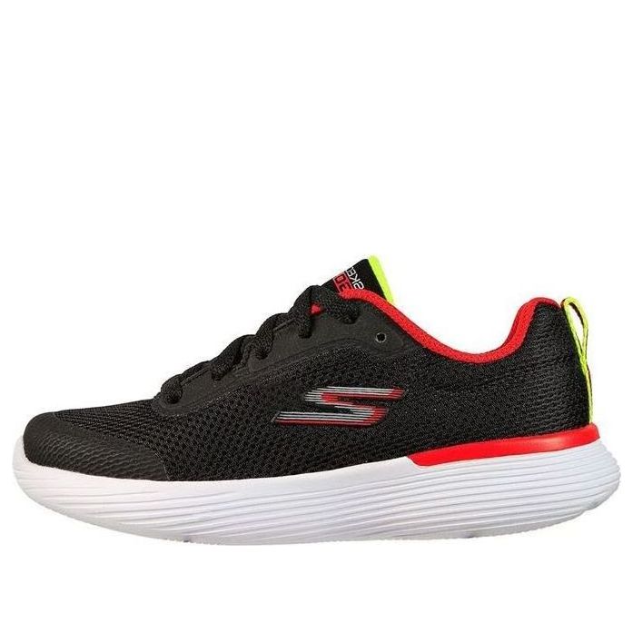 (GS) Skechers Go Run 400 V2 'Black Red' 405100L-BKRD