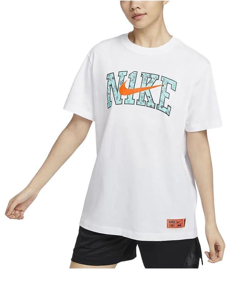 (WMNS) Nike CHBL Graphic Basketball T-shirt (Asia Sizing) 'White' HF6161-100