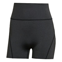 (WMNS) adidas Yoga Lux Fire Super High-Waisted Shorts 'Black' HS8810
