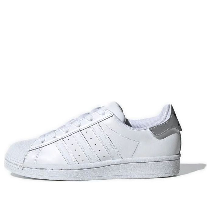 (GS) adidas Superstar J 'Cloud White Grey' FV3703