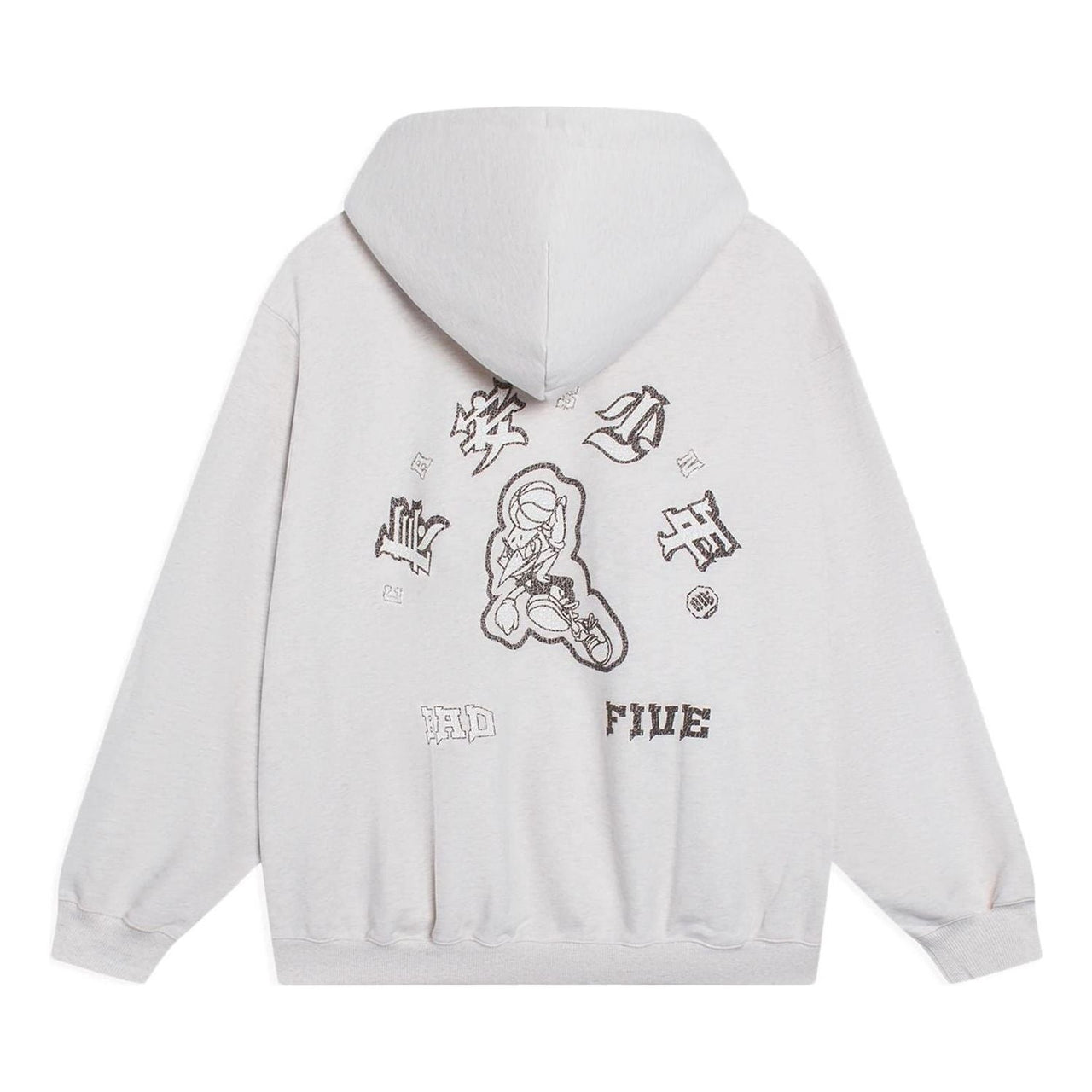 Li-Ning BadFive Changan Boy Graphic Hoodie 'Light Grey' AWDSI45-1