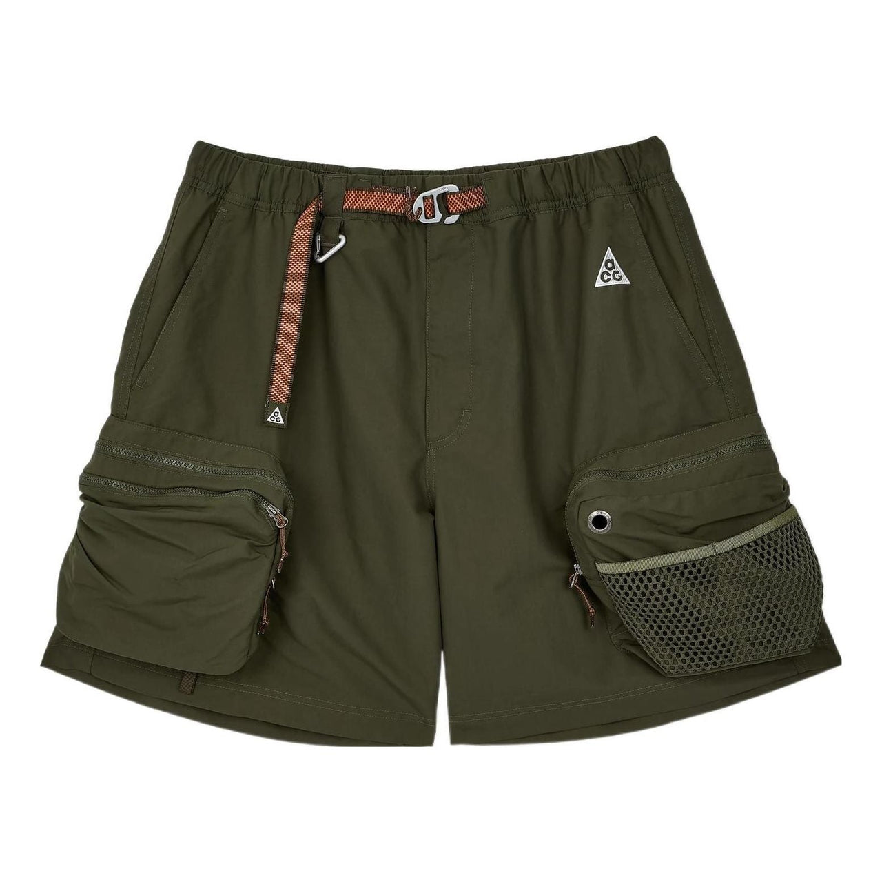 Men's Nike ACG Multiple Pockets Outdoor Cargo Loose Casual Straight Shorts Green DN3945-325