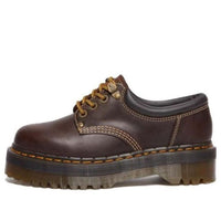 Dr. Martens 8053 Arc Crazy Horse Leather Platform Shoes 'Dark Brown' 31126201