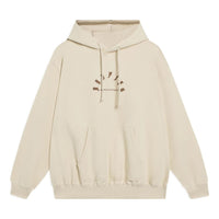 Li-Ning BadFive Cartoon Graphic Hoodie 'Light Brown' AWDT091-6
