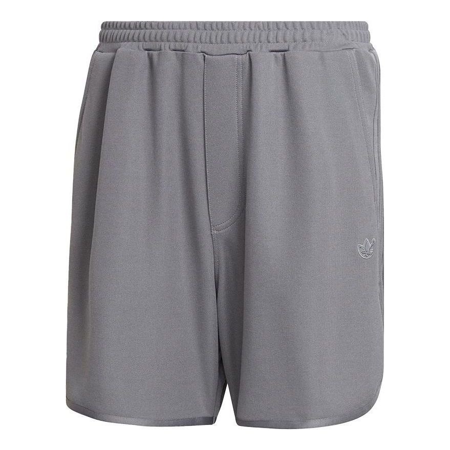 adidas Originals Trefoil Solid Athletic Shorts 'Grey' HR6946