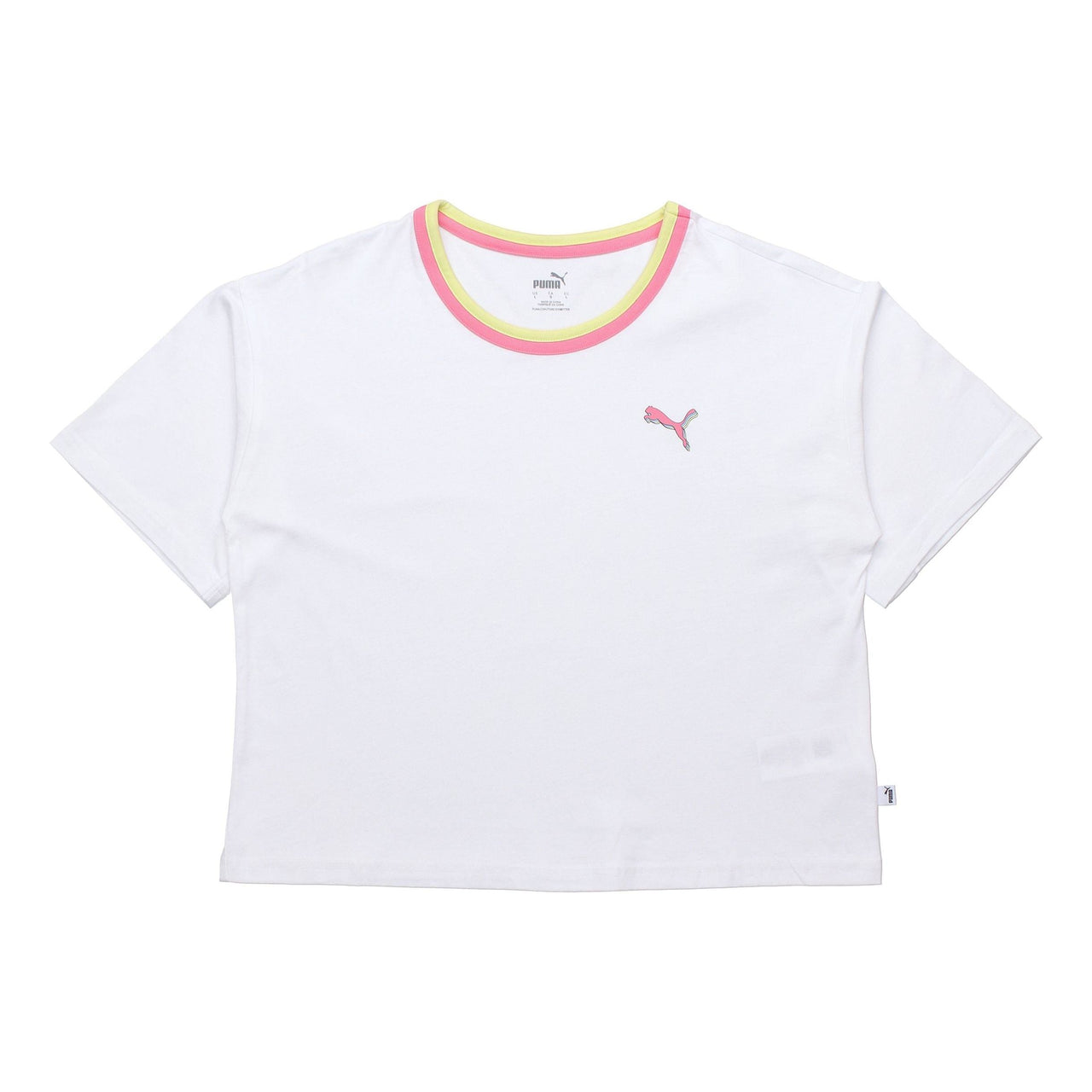 (WMNS) PUMA Celebration Style Round-neck White 586043-02