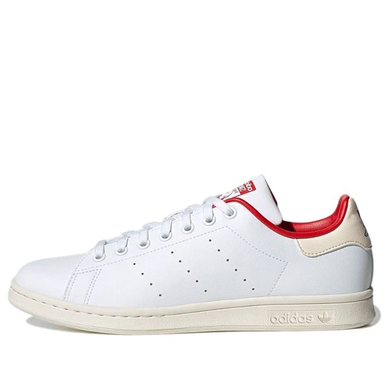adidas originals Stan Smith Retro Casual Skateboarding Shoes White Red Unisex 'White Red' GY1911