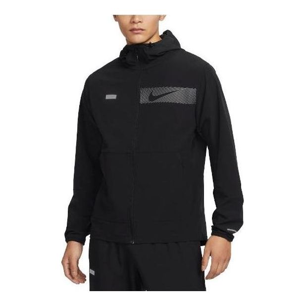 Nike Unlimited Repel Hooded Versatile Jacket 'Black' FB8559-010